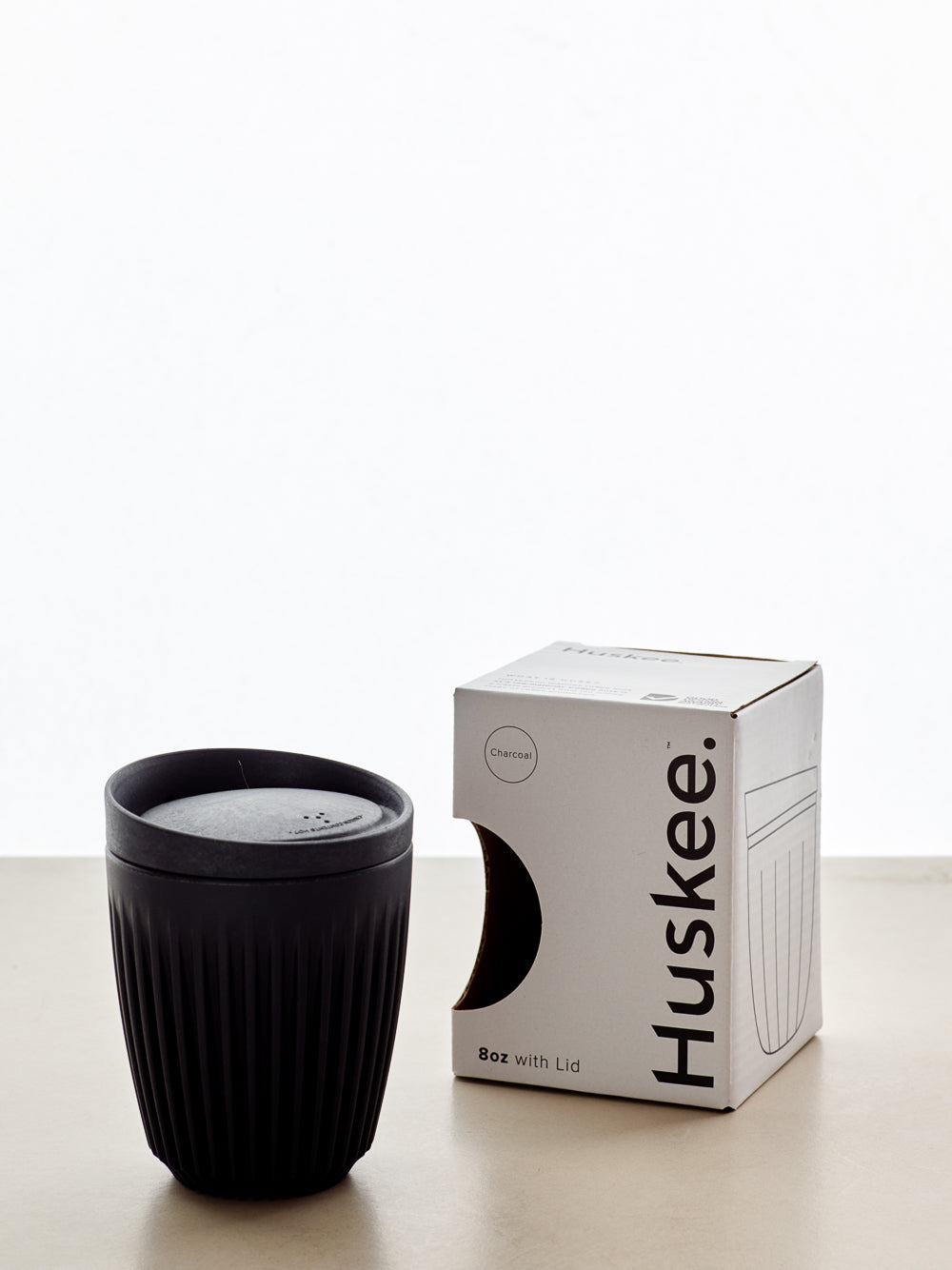 Huskee mugg med lock - Mellan