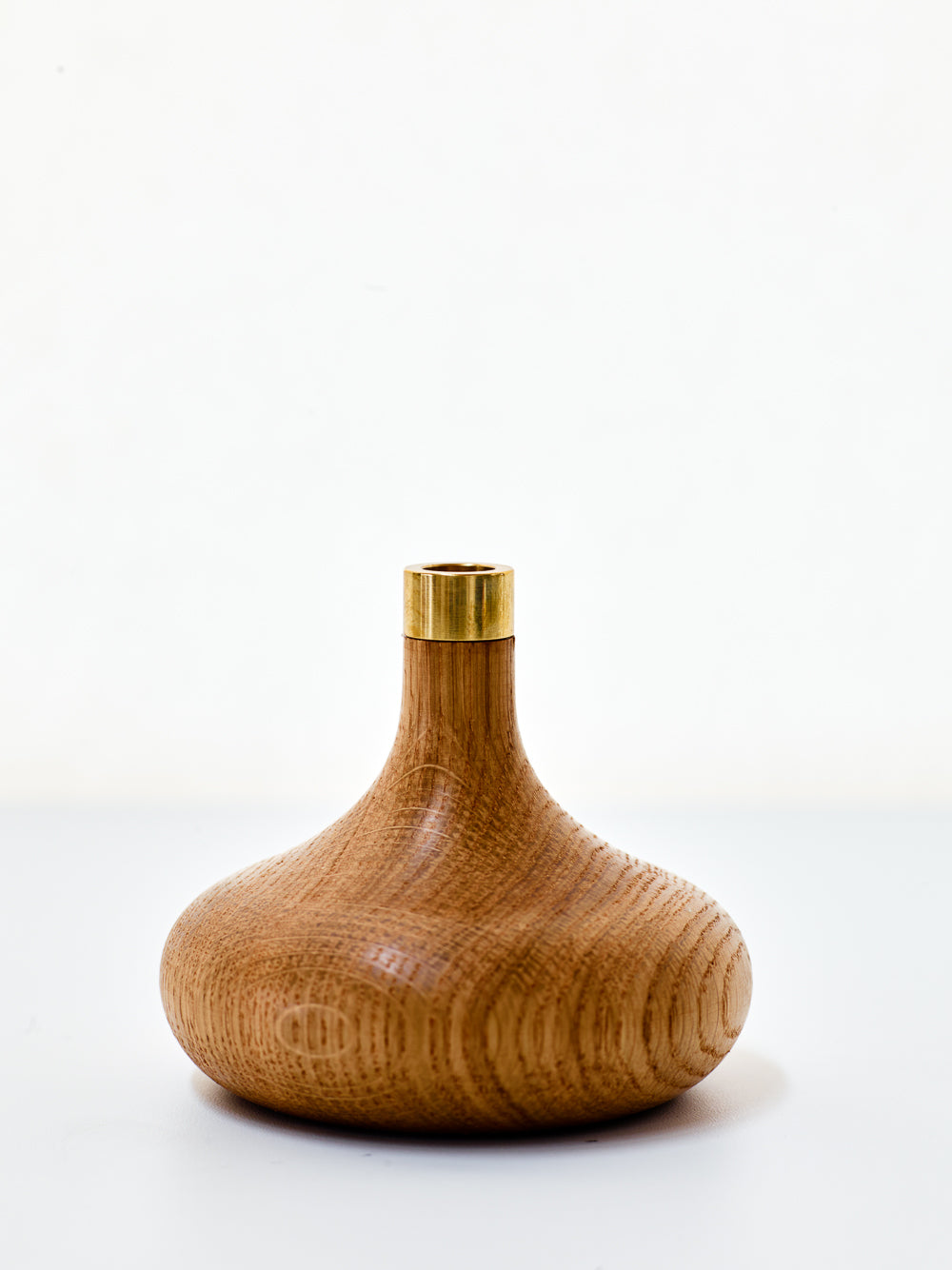 Oak candlestick
