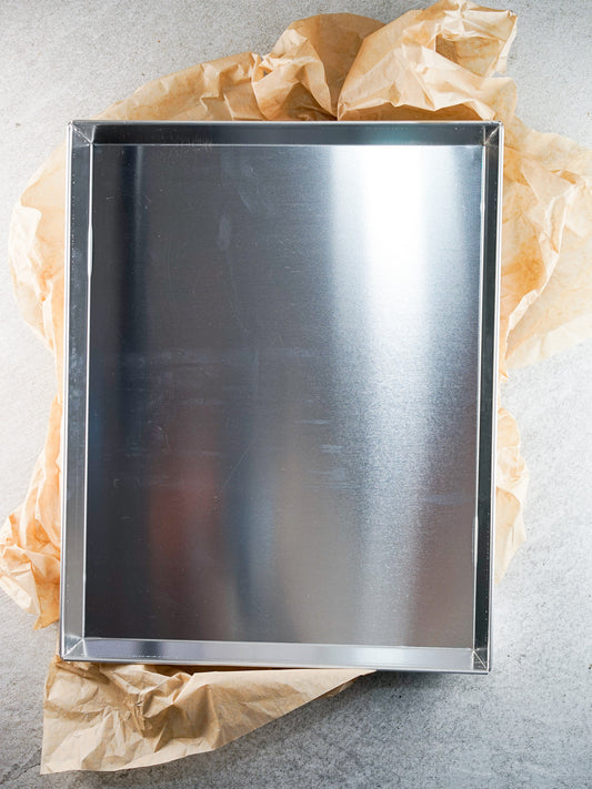 Larger aluminum tray